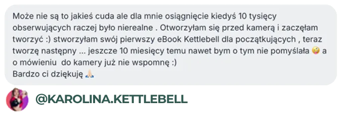Recenzja kursantki